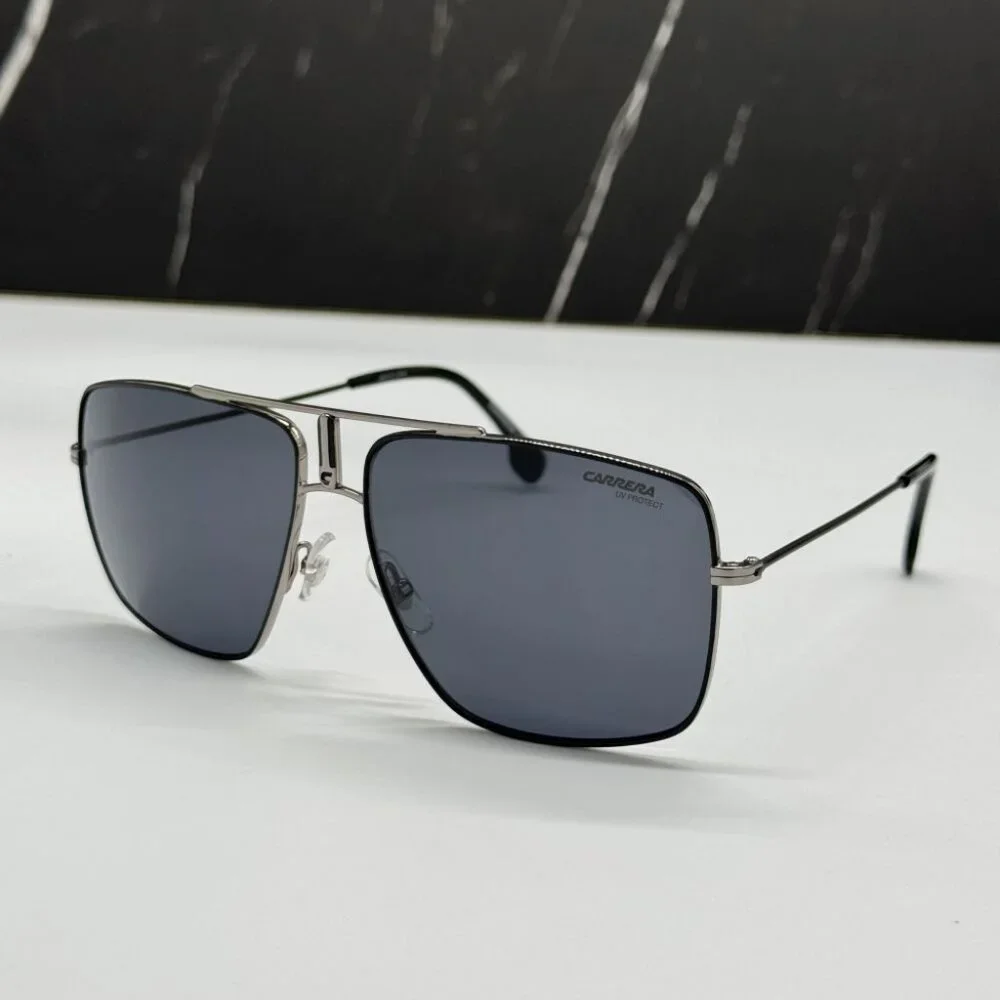 NEW CARRERA 1006/S 0TI7 SUNGLASSES MEN AVIATOR BLACK EYEWEAR